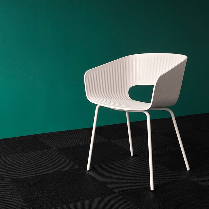Chaise Marée 401, black 05 structure en métal poudré Montana