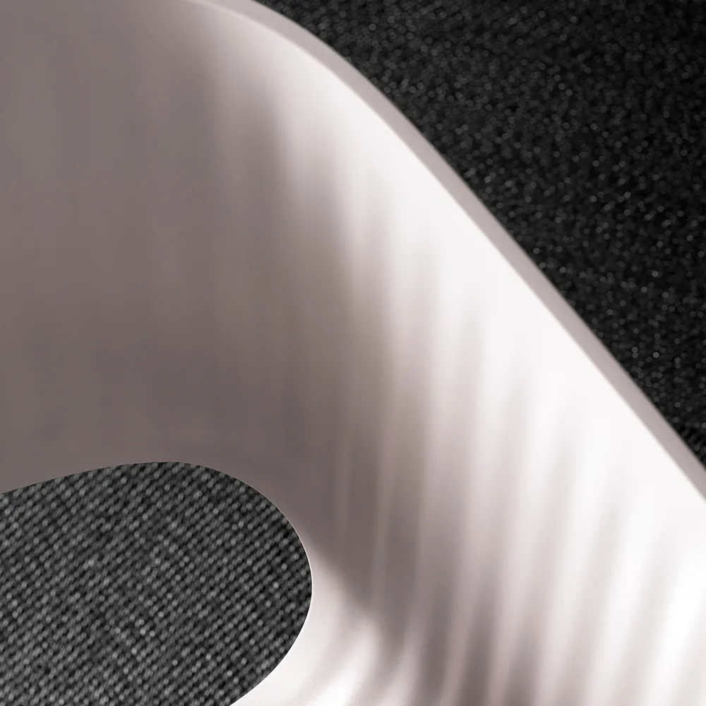 Chaise Marée 401, black 05 structure en métal poudré Montana