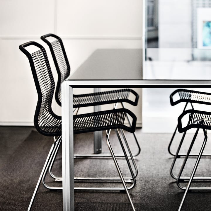 Chaise Panton One, marcel, acier inoxydable
 Montana