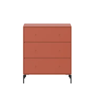 Commode Carry - hokkaido 162, pieds noirs laqués - Montana