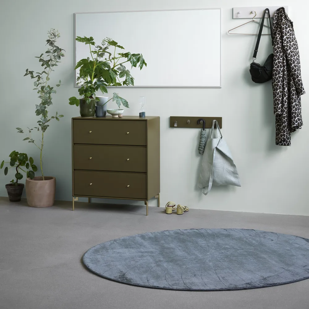Commode Carry, nordic 09, pieds laqués snow Montana