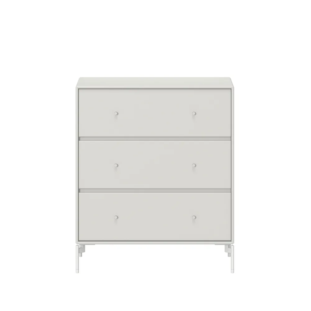 Commode Carry, nordic 09, pieds laqués snow Montana