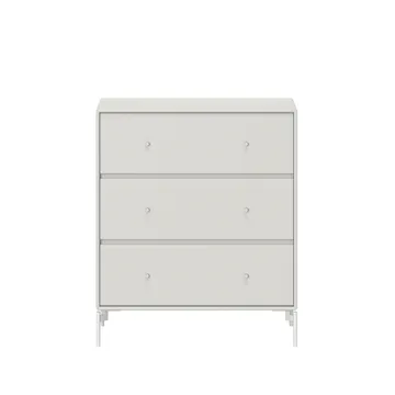 Commode Carry - nordic 09, pieds laqués snow - Montana