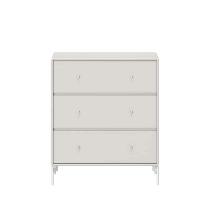 Commode Carry - nordic 09, pieds laqués snow - Montana