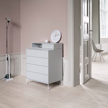 Commode Keep - nordic 09, pieds laqués couleur snow - Montana