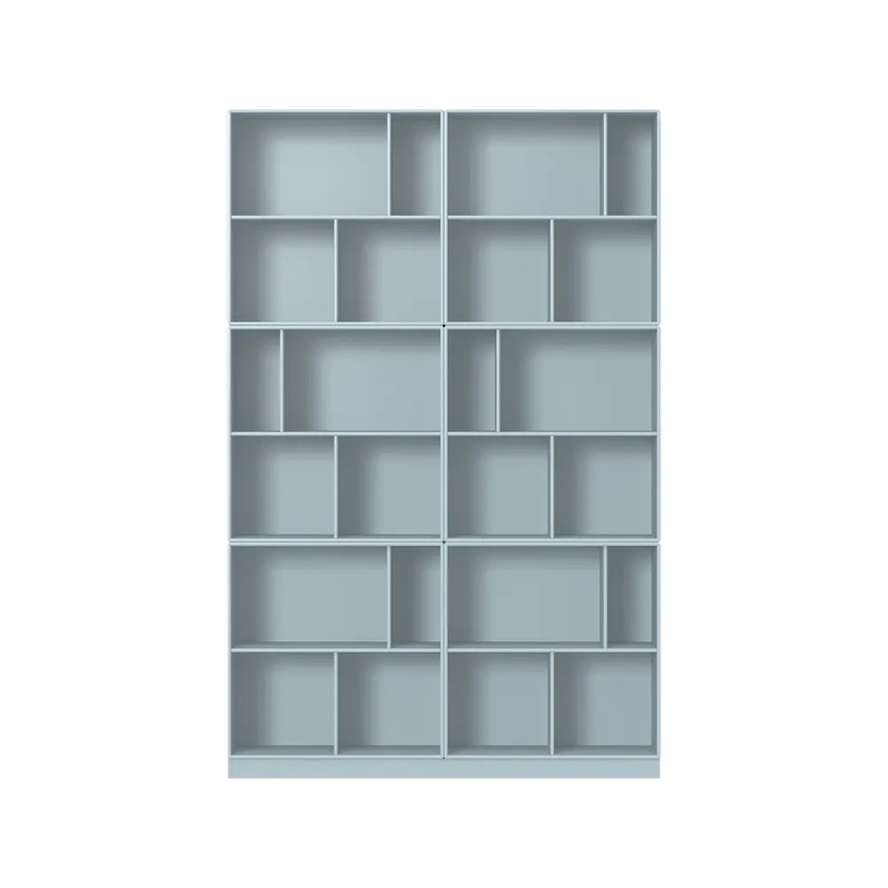 Étagère à livres Read, flint 148, avec plinthe de 7 cm Montana