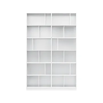 Étagère à livres Read - new white 101, avec plinthe de 7 cm - Montana