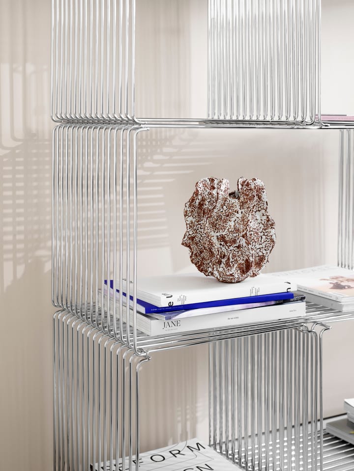 Étagère cube Panton Wire Extended 70x34,8x34,8 cm, Chrome Montana
