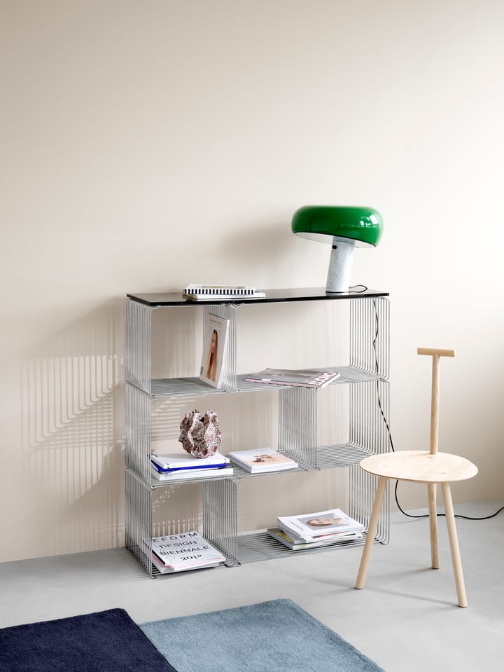 Étagère cube Panton Wire Extended 70x34,8x34,8 cm, Chrome Montana