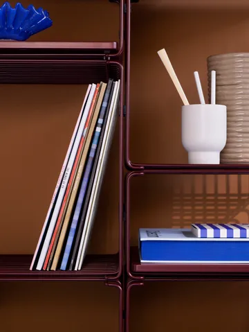 Étagère cube Panton Wire Single 34,8x34,8x25,7 cm - Black red - Montana