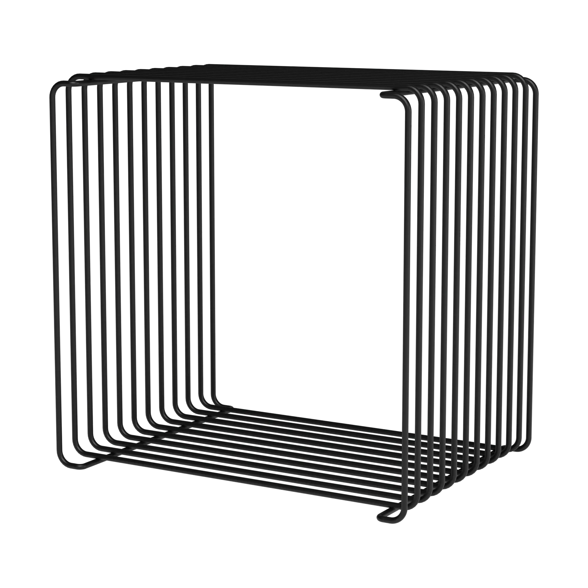 Étagère cube Panton Wire Single 34,8x34,8x25,7 cm, Black Montana