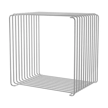Étagère cube Panton Wire Single 34,8x34,8x25,7 cm - Chrome - Montana