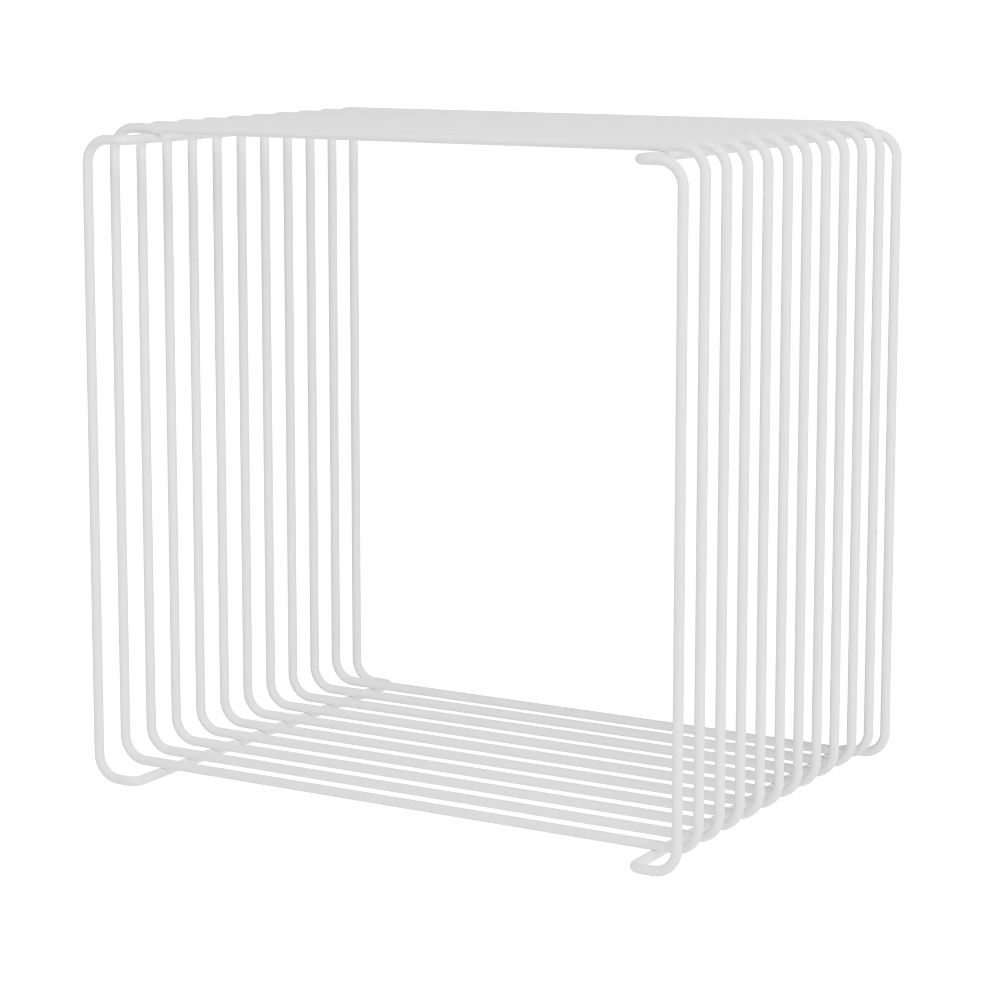 Étagère cube Panton Wire Single 34,8x34,8x25,7 cm, Snow Montana