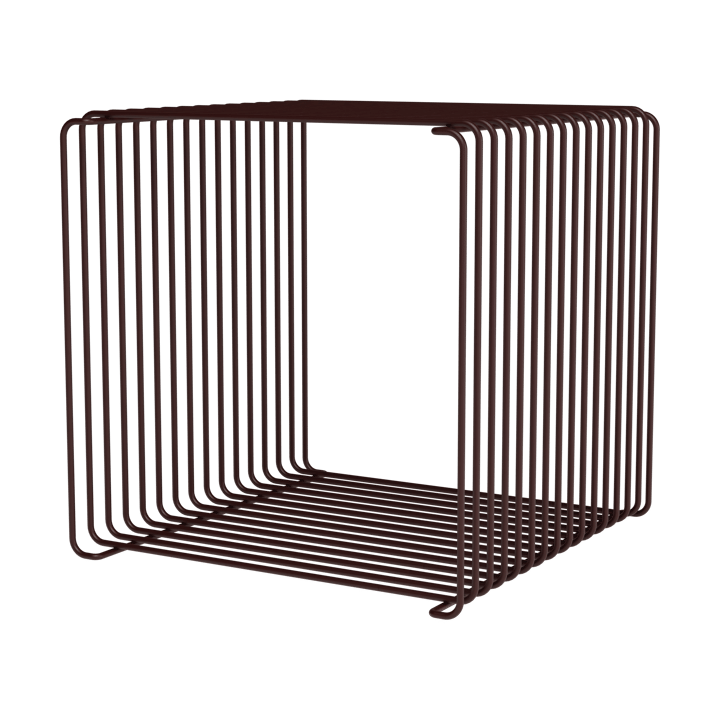 Étagère cube Panton Wire Single 34,8x34,8x34,8 cm - Black red - Montana