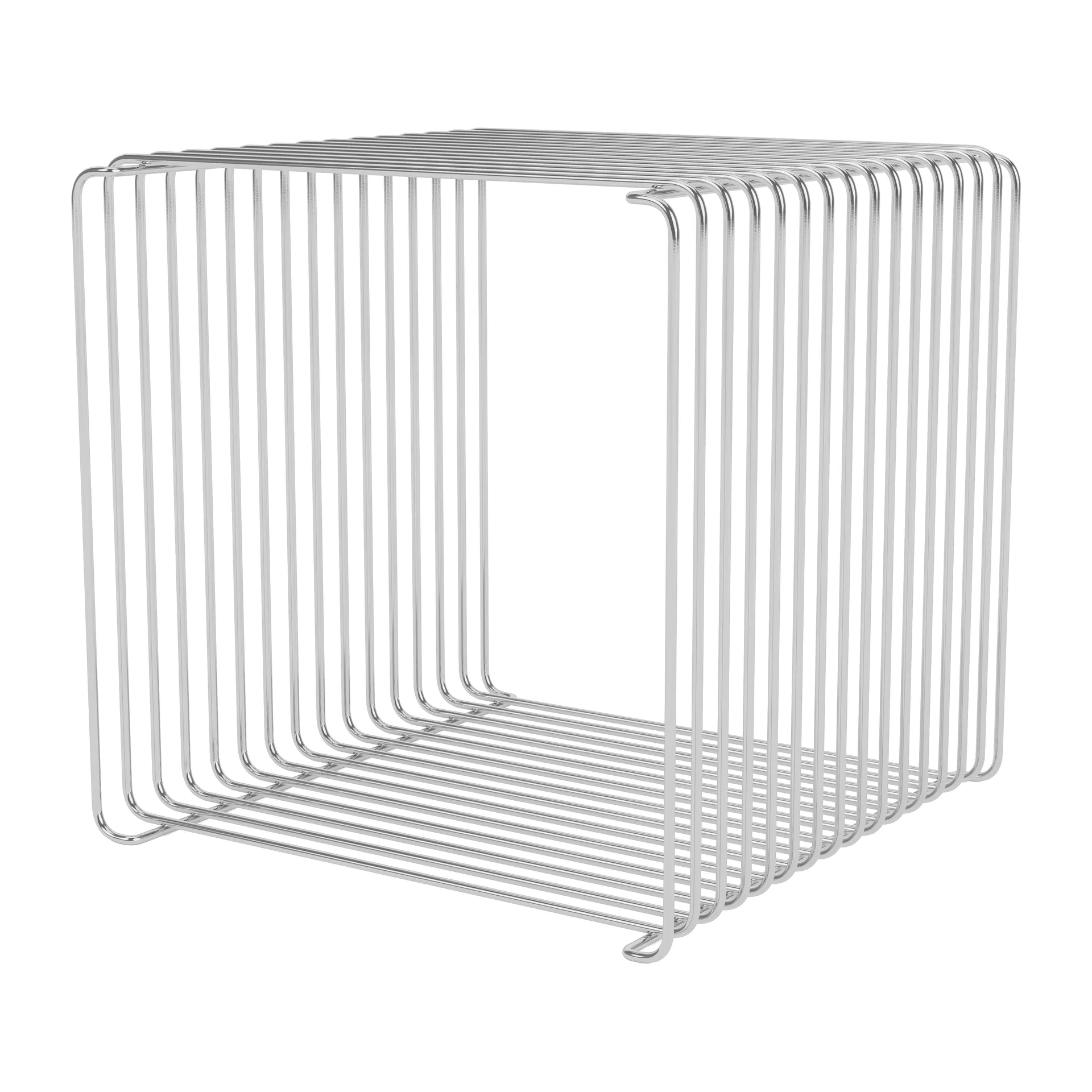 Étagère cube Panton Wire Single 34,8x34,8x34,8 cm, Chrome Montana