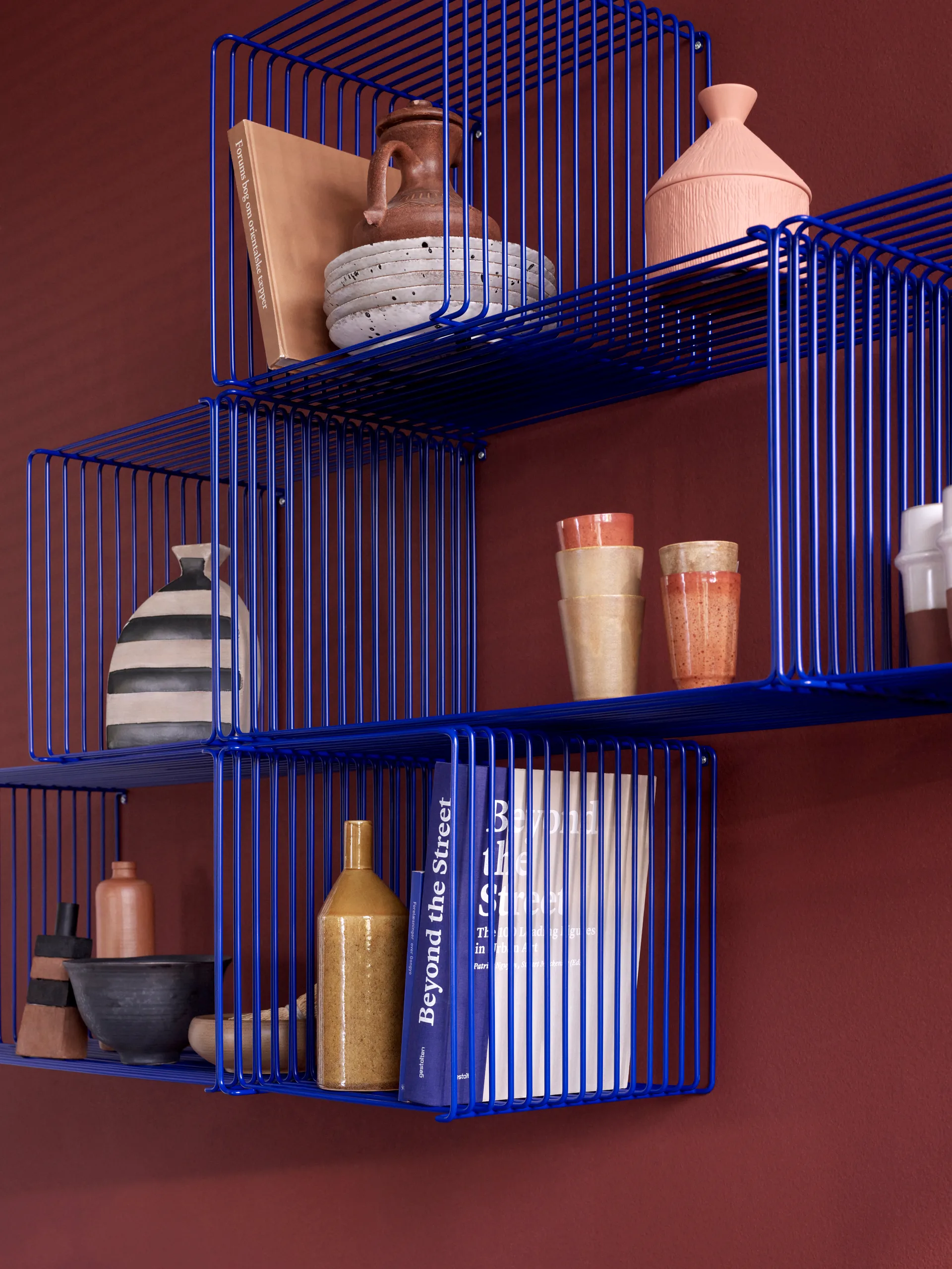 Étagère cube Panton Wire Single 34,8x34,8x34,8 cm, Monarch Montana