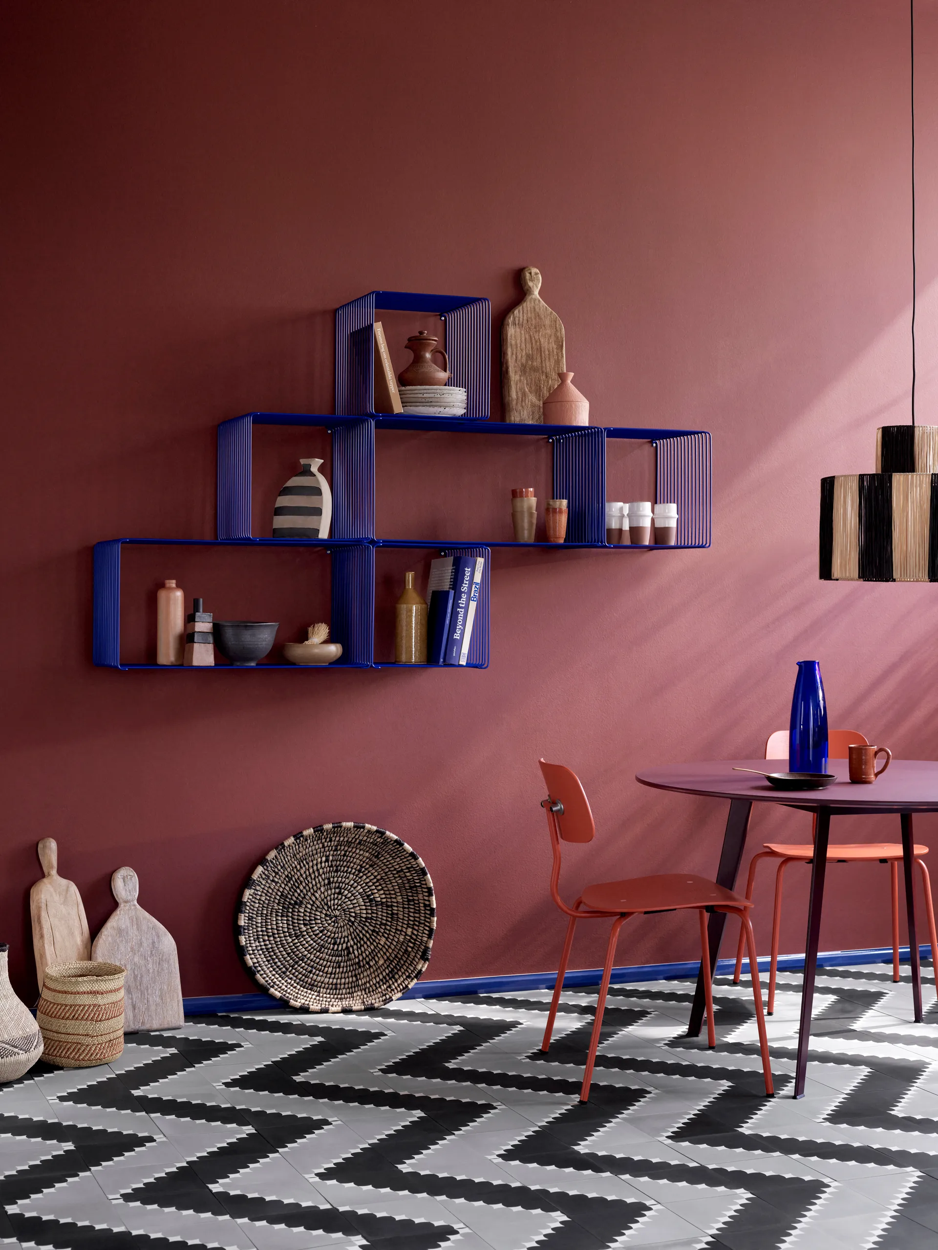 Étagère cube Panton Wire Single 34,8x34,8x34,8 cm, Monarch Montana