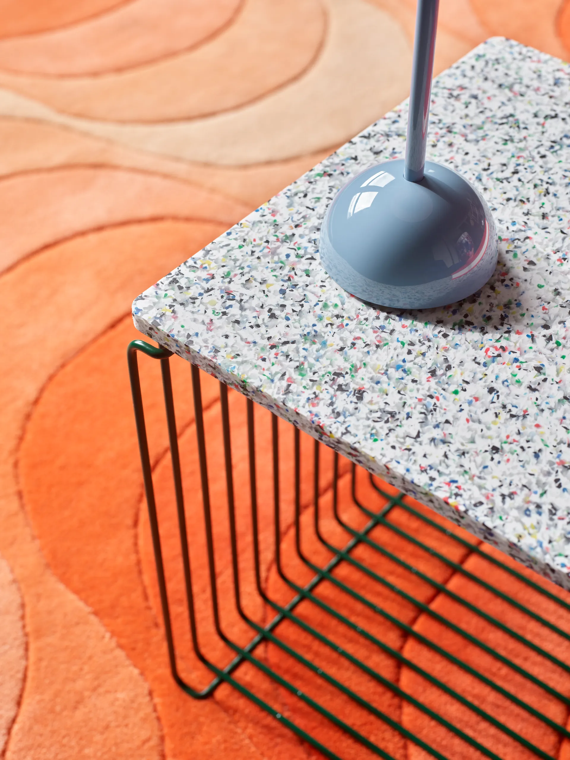 Étagère cube Panton Wire Single 34,8x34,8x34,8 cm, Pine Montana