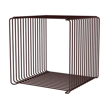 Étagère cube Panton Wire Single 35x35 cm - Black red - Montana