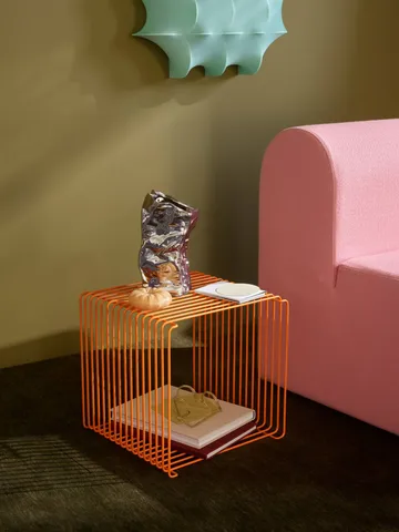 Étagère cube Panton Wire Single 35x35 cm - Tangerine - Montana