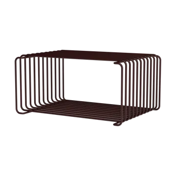 Étagère demi-hauteur Panton Wire 34,8x17,2x25,7 cm - Black red - Montana