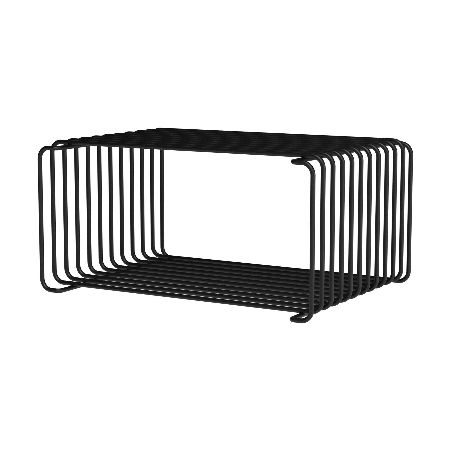 Étagère demi-hauteur Panton Wire 34,8x17,2x25,7 cm, Black Montana