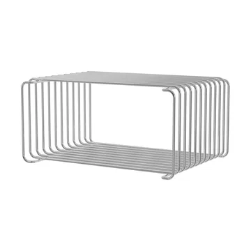Étagère demi-hauteur Panton Wire 34,8x17,2x25,7 cm - Chrome - Montana