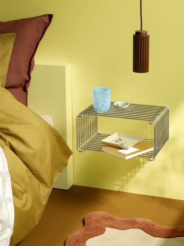 Étagère demi-hauteur Panton Wire 34,8x17,2x25,7 cm - Chrome - Montana