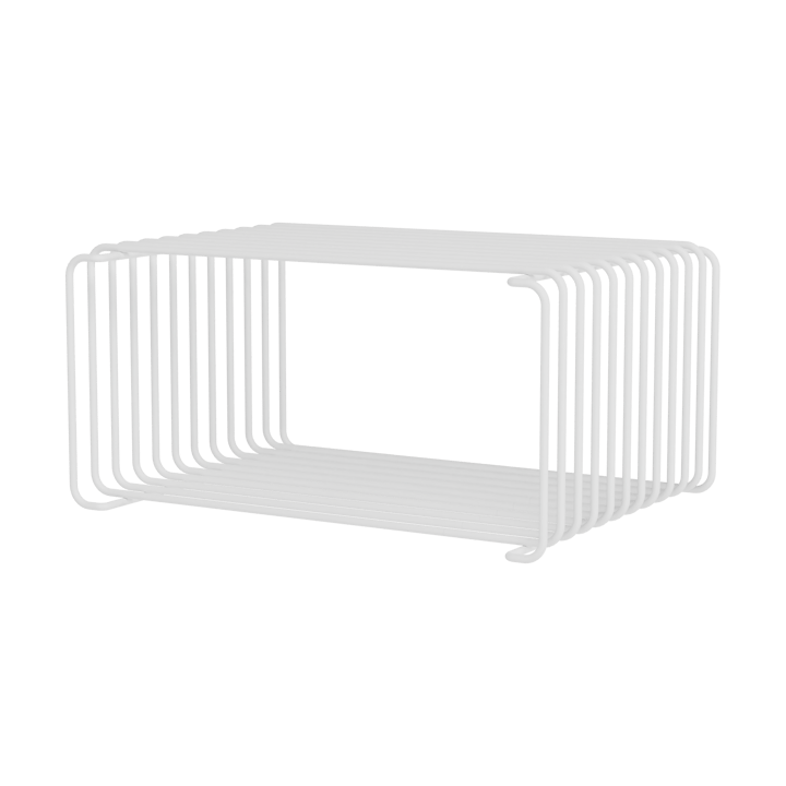 Étagère demi-hauteur Panton Wire 34,8x17,2x25,7 cm - Snow - Montana