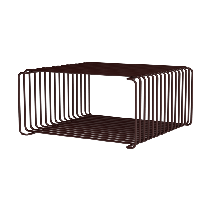 Étagère demi-hauteur Panton Wire 34,8x17,2x34,8 cm - Black red - Montana