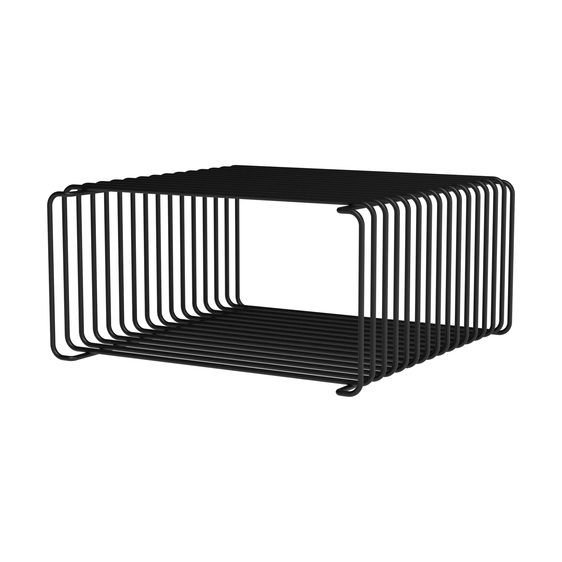 Étagère demi-hauteur Panton Wire 34,8x17,2x34,8 cm, Black Montana