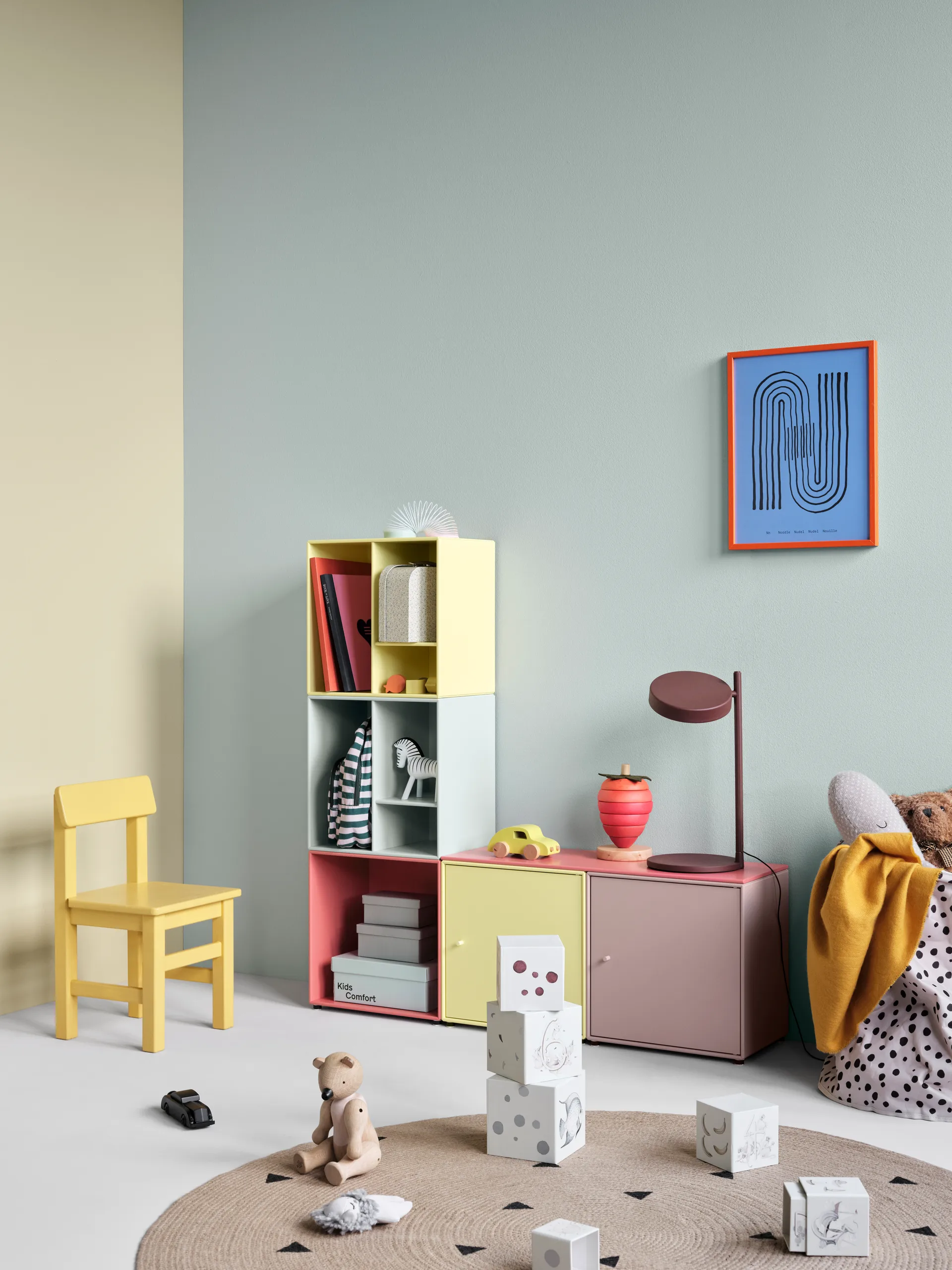 Étagère Montana Mini 1001 35x35 cm, Rhubarb Montana