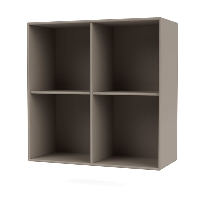 Étagère SHOW 69,6x69,6 cm avec rail de suspension - 141-Truffle - Montana