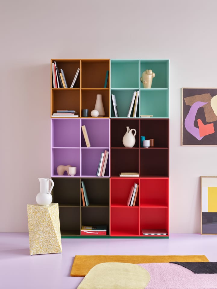 Étagère SHOW 69,6x69,6 cm avec rail de suspension, 142-Amber Montana