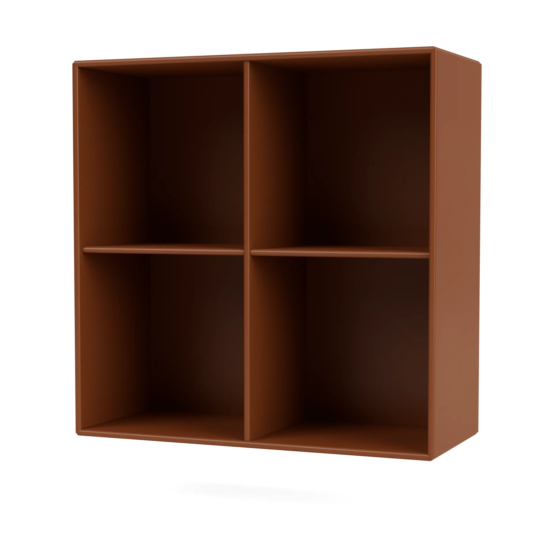 Étagère SHOW 69,6x69,6 cm avec rail de suspension, 146-Hazelnut Montana