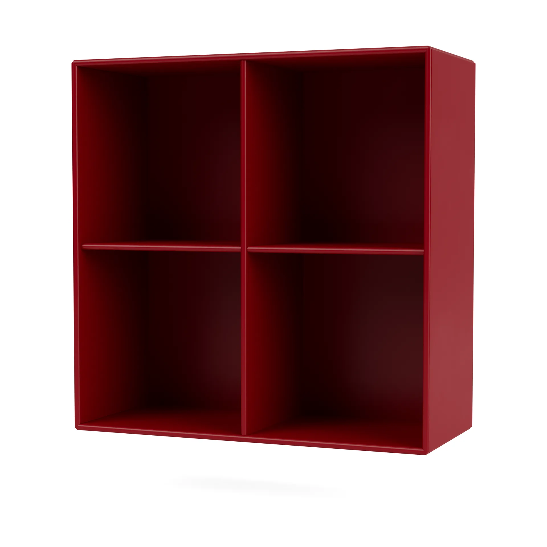 Étagère SHOW 69,6x69,6 cm avec rail de suspension, 165-Beetroot Montana