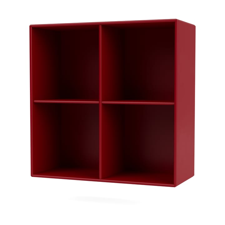 Étagère SHOW 69,6x69,6 cm avec rail de suspension - 165-Beetroot - Montana