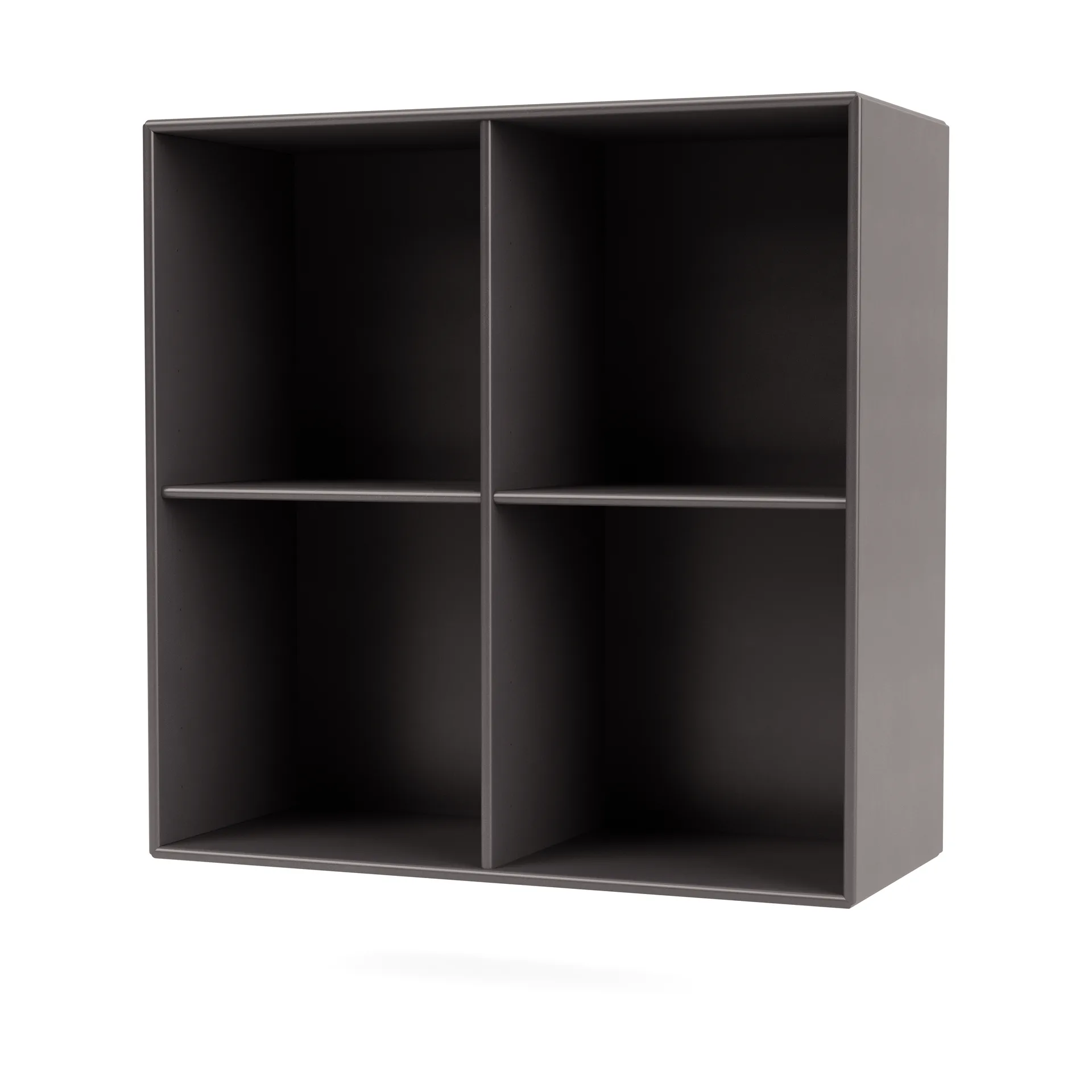 Étagère SHOW 69,6x69,6 cm avec rail de suspension, 35-Coffee Montana