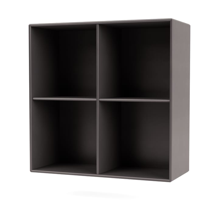 Étagère SHOW 69,6x69,6 cm avec rail de suspension - 35-Coffee - Montana
