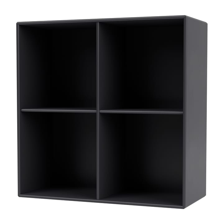 Étagère SHOW 69,6x69,6 cm avec rail de suspension - Anthracite - Montana