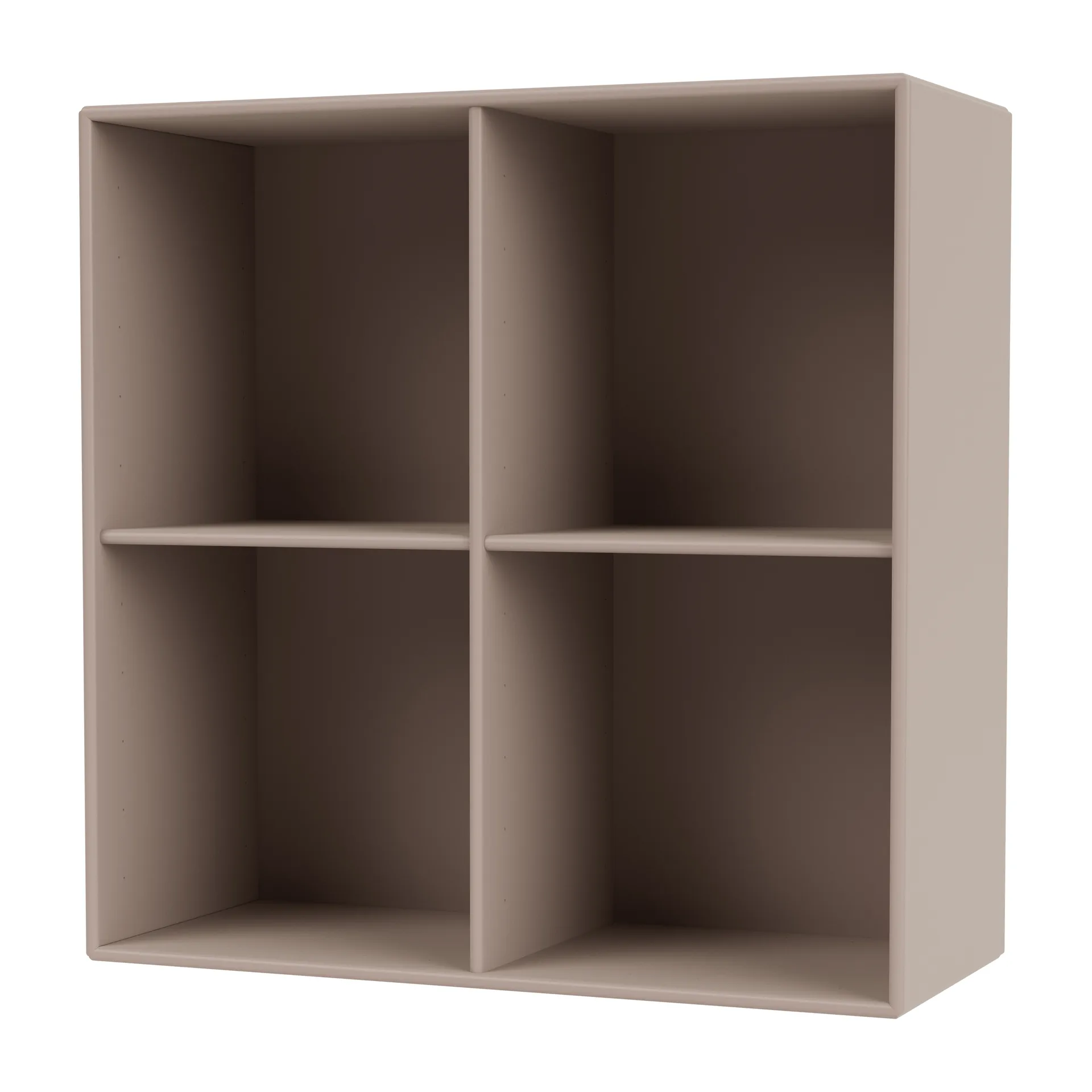 Étagère SHOW 69,6x69,6 cm avec rail de suspension, Mushroom Montana