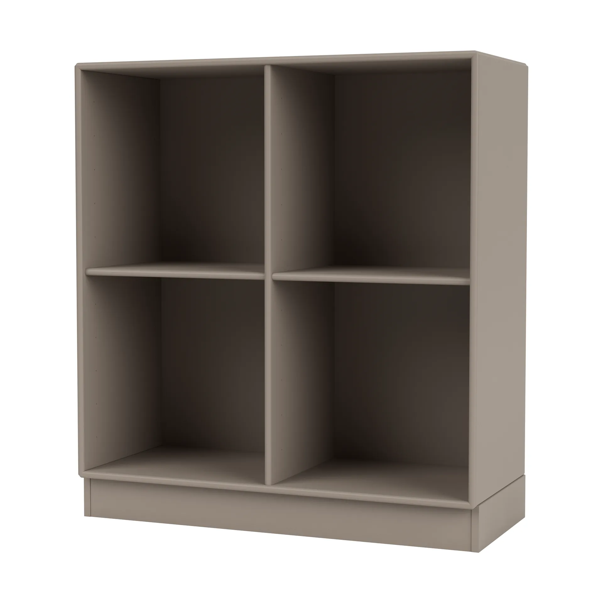 Étagère SHOW 69,6x69,6 cm, socle 7 cm, 141-Truffle Montana