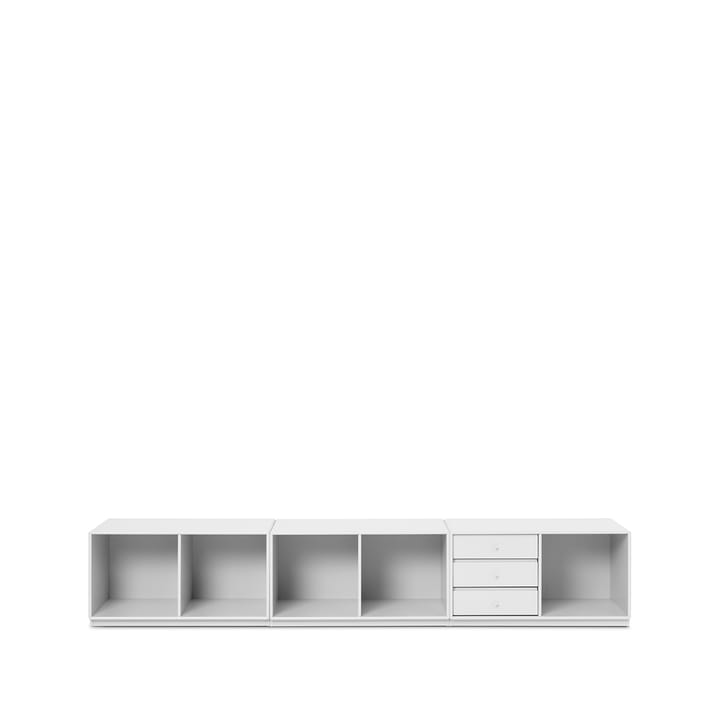 Étagères Rest - new white 101 plinthe, 3 tiroirs - Montana
