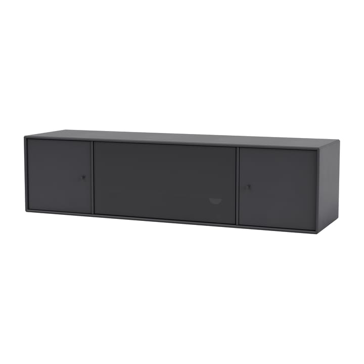 Meuble TV avec compartiment pour installation audio OCTAVE III - Anthracite - Montana