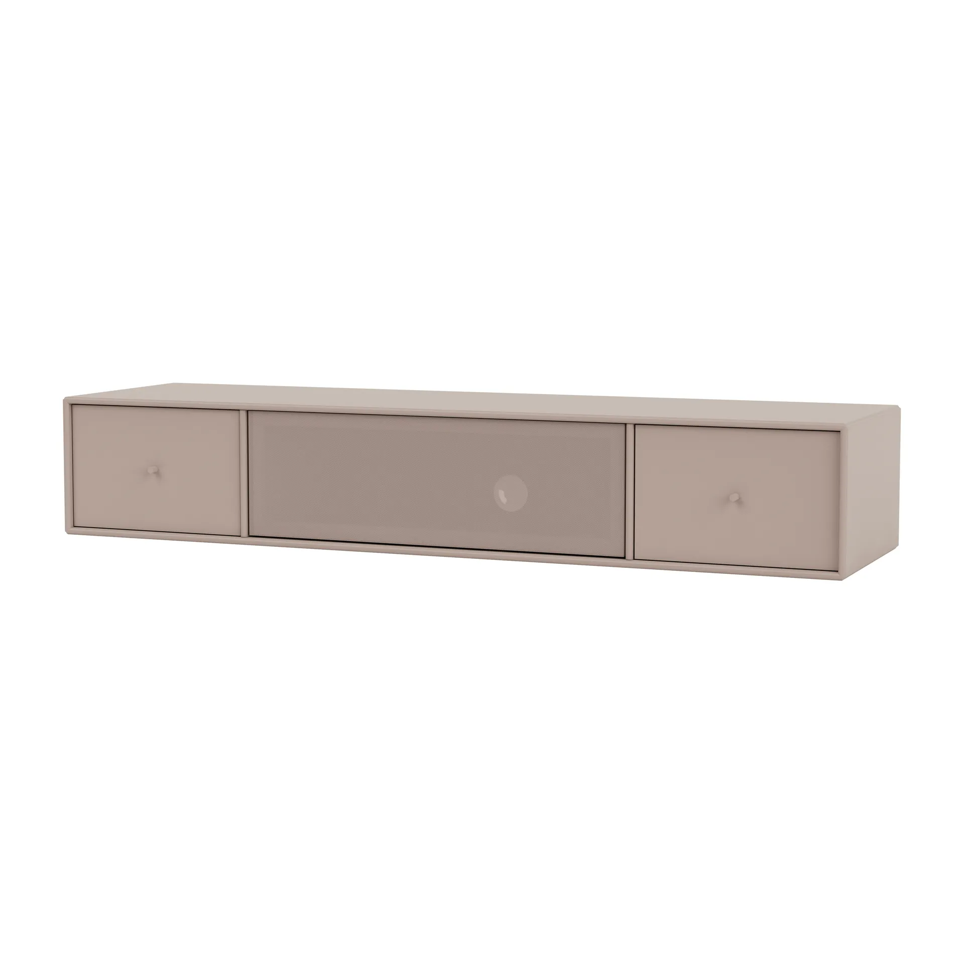 Meuble tv OCTAVE II avec espace pour appareil audio, Mushroom Montana