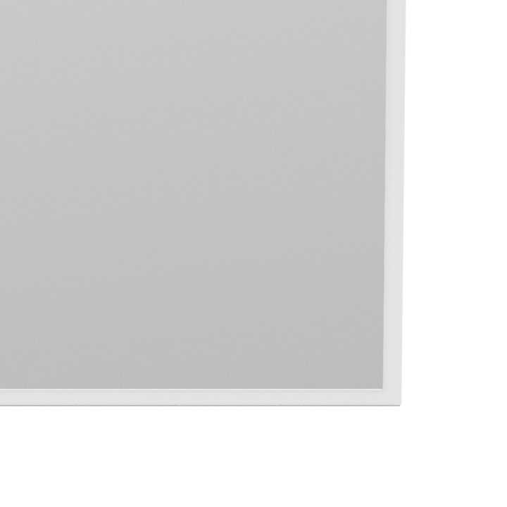 Miroir Montana Rectangular 69,6x105 cm - White - Montana