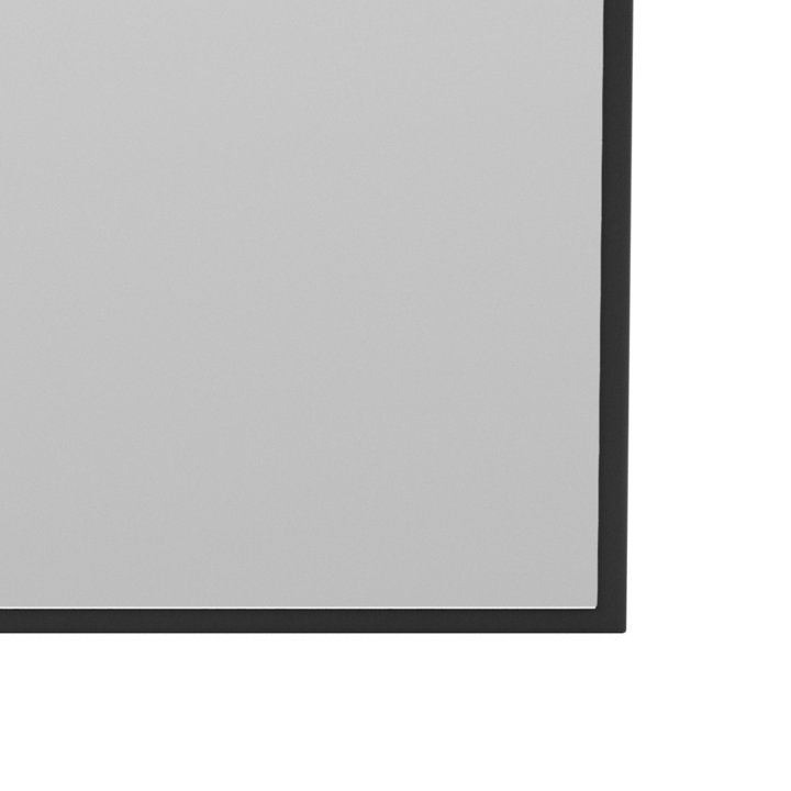 Miroir Montana Rectangular 69,6x138 cm - Black - Montana