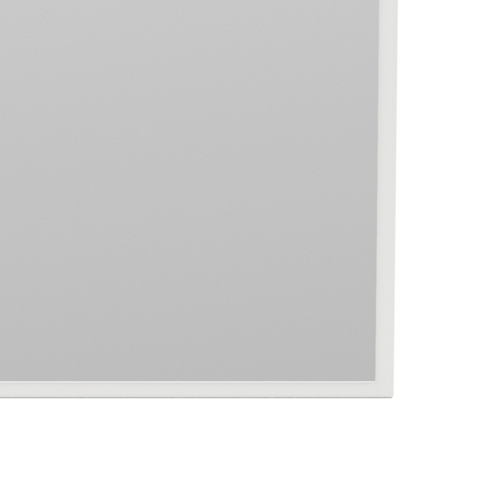 Miroir Montana Rectangular 69,6x138 cm, White Montana