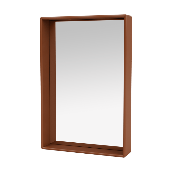 Miroir Shelfie Colour Frame 46,8x69,6 cm - Hazelnut - Montana