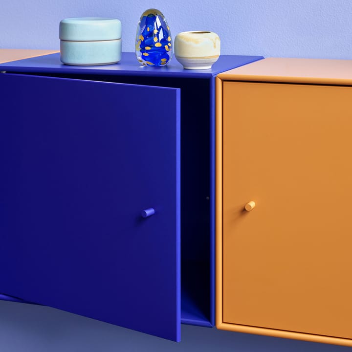 Module d'étagère Montana Mini 1103, amber 142, avec porte Montana